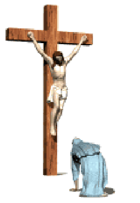 Maryja płacząca przed synem